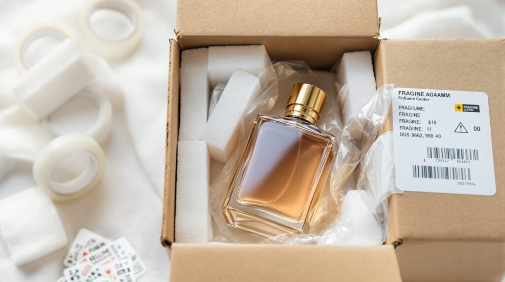comment envoyer un parfum par colis