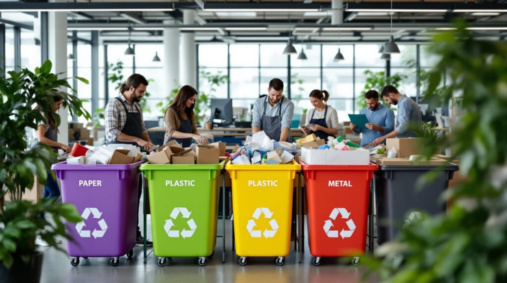 recyclage dans les entreprises
